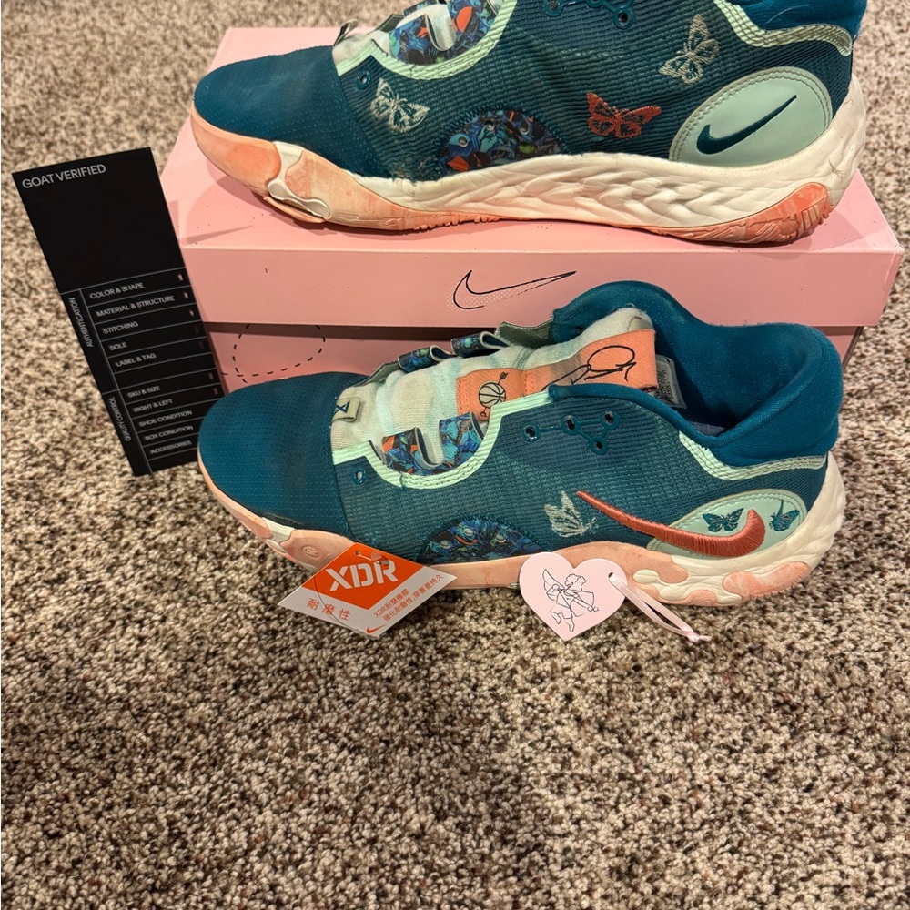Nike PG 6 Green Mens size 11 (laces included)